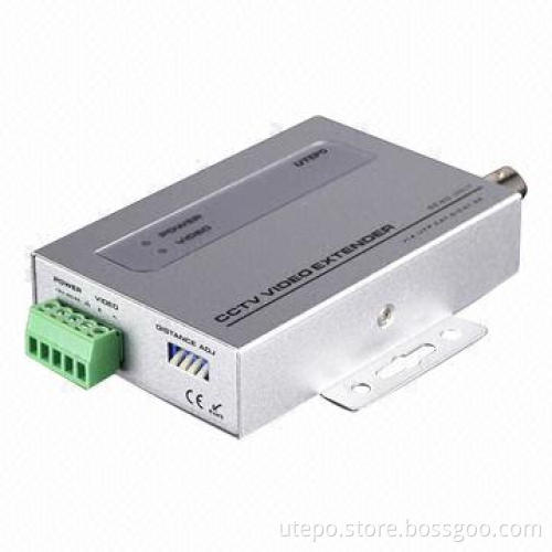 1 Channel Active UTP Receiver with Transmission Distance Up to 1,200m, DIP Adjustment Mode